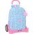 School Rucksack with Wheels Vicky Martín Berrocal Paraíso Blue Pink 30 x 46 x 14 cm