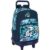 School Rucksack with Wheels El Niño Kook Navy Blue 33 x 45 x 22 cm