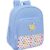 School Bag Smiley Joyful Blue Multicolour 32 x 38 x 12 cm