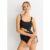 Black Cut out Ring Detail Swimsuit