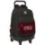 School Rucksack with Wheels Munich Vulcan Black 33 x 45 x 22 cm