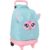School Rucksack with Wheels Furby Sky blue 33 x 45 x 22 cm