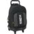 School Rucksack with Wheels Munich Topo Black 33 x 45 x 22 cm