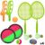 Racquet Set Colorbaby Exterior 4-in-1 20 x 43,5 x 0,5 cm (4 Units)