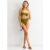 Olive Textured High Waist Bikini Bottom