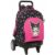 School Bag Kuromi Black Fuchsia 33 x 45 x 22 cm