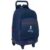 School Rucksack with Wheels El Pulpo Navy Blue 33 x 45 x 22 cm
