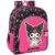 School Bag Kuromi Black Fuchsia 32 x 38 x 12 cm