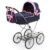 Doll Stroller Reig Dolls Pram Navy Blue 64 cm