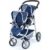 Doll Stroller Reig Tandem Blue 73 x 63 x 46 cm