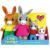 Fluffy toy Jemini Trotro and Family Brown