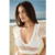 Frankies Bikinis Adaline Crochet Cropped Shirt Size: M Colour: White