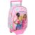 School Rucksack with Wheels Barbie Painterly Pink Sky blue 26 x 11 x 67 cm 26 x 34 x 11 cm