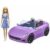 Doll Barbie And Her Purple Convertible