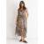 Animal Print Pocket Detail Shirt Dress