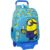 School Rucksack with Wheels Minions Minionstatic Blue (33 x 42 x 14 cm)