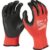 Milwaukee Cut Level 3 Dipped Work Gloves Black / Red XL Pack of 1