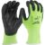Milwaukee Hi Vis Cut Level 1 Dipped Work Gloves Black / Yellow M Pack of 1