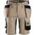 Snickers 6141 Mens Allround Work Stretch Slim Fit Holster Pockets Shorts Khaki / Black 50″