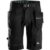 Snickers 6904 Mens FlexiWork Comfort Holster Pocket Shorts Black 33″