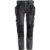 Snickers 6208 Mens Lite Work Stretch Trousers Holster Pockets Steel Grey / Black 30″ 30″
