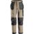 Snickers 6224 Mens Allround Work Canvas Stretch Fit Work Trousers Holster Pockets Khaki / Black 30″ 30″
