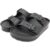 Town and Country Twin Strap Sandals Black Size 5
