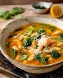 Italian White Bean Spinach Soup
