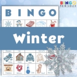 Winter Bingo Printable – 200 Game Cards
